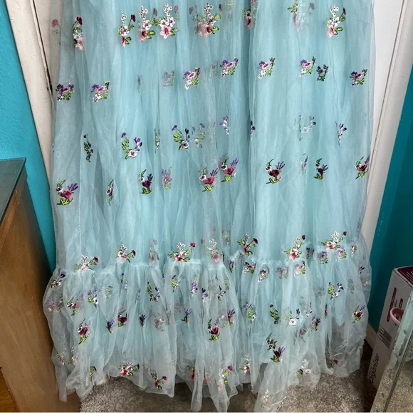 JESSAKAE Garden Fairy Dress pyper America cottagecore romantic embroidered - Picture 9 of 10